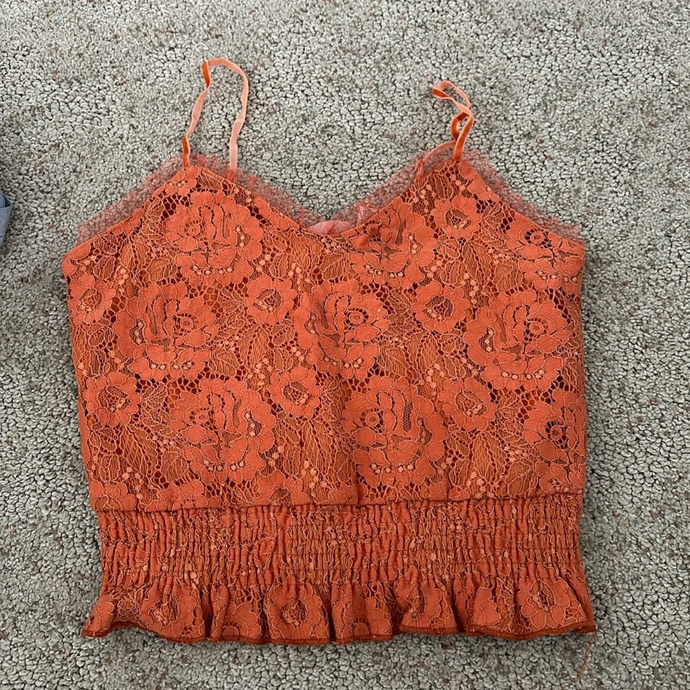 Orange Tank Top